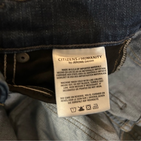 Citizens of Humanity Classic Indigo Denim Jeans Size 27 - Picture 6 of 7